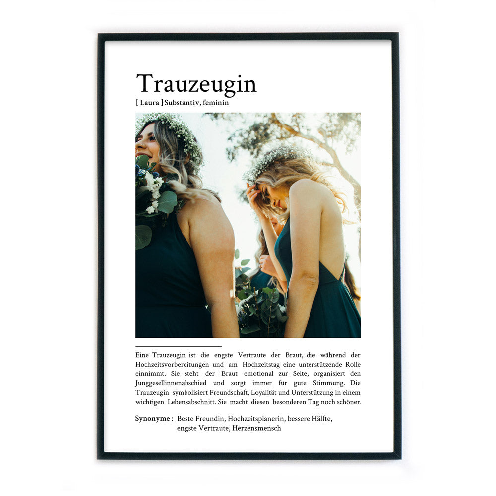 4one-Pictures-Personalisiert-geschenk-trauzeigin-freundin-definition-poster-bilderrahmen.jpg