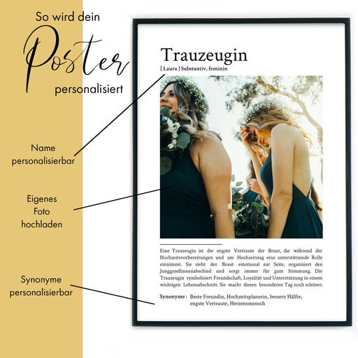 Trauzeugin Definition Poster