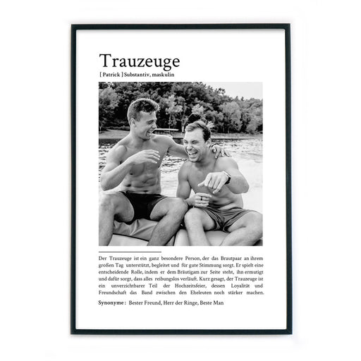 Trauzeuge Definition Poster