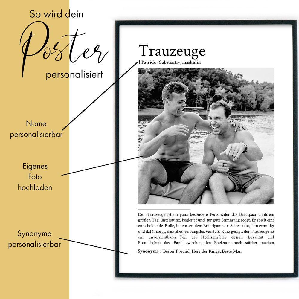 Trauzeuge Definition Poster