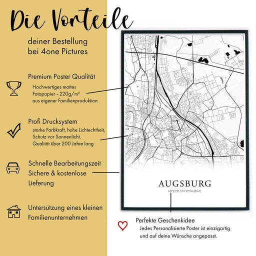 Deine Stadt Karten Poster