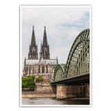 Kölner Dom Poster im Vintage Look