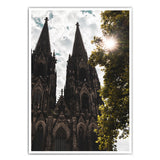Kölner Dom Bild - Sonnen Eingang