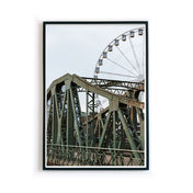 Brücke am Riesenrad - Köln Poster