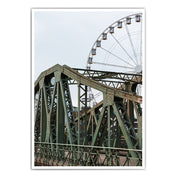 Brücke am Riesenrad - Köln Poster