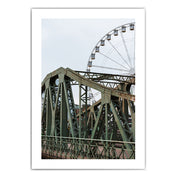 Brücke am Riesenrad - Köln Poster