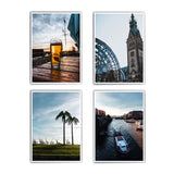 Schöner Tag in Hamburg - Poster Set