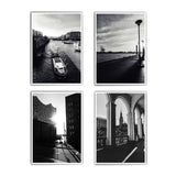 Hamburg Black & White - Poster Set