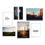 Sonnenaufgang in Hamburg Poster Set