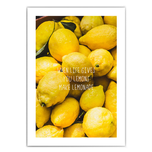 Make Lemonade - Küchen Poster