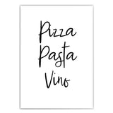 Pizza, Pasta, Vino Bild