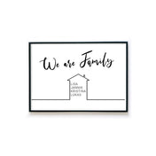 We are Family - Familienposter