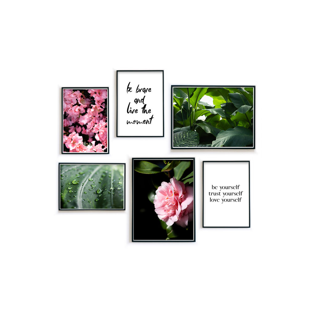 love yourself - Blumen & Pflanzen Poster Set