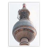 Retro Berlin Fernsehturm Bild