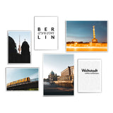 Farbenfrohes Berlin Poster Set