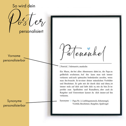 Patenonkel Definition - Personalisiert