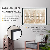 Familien Poster mit Bild - Querformat