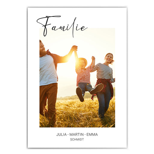 Familienfoto - Personalisiertes Geschenk