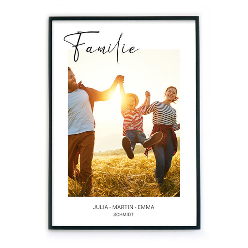 Familienfoto - Personalisiertes Geschenk