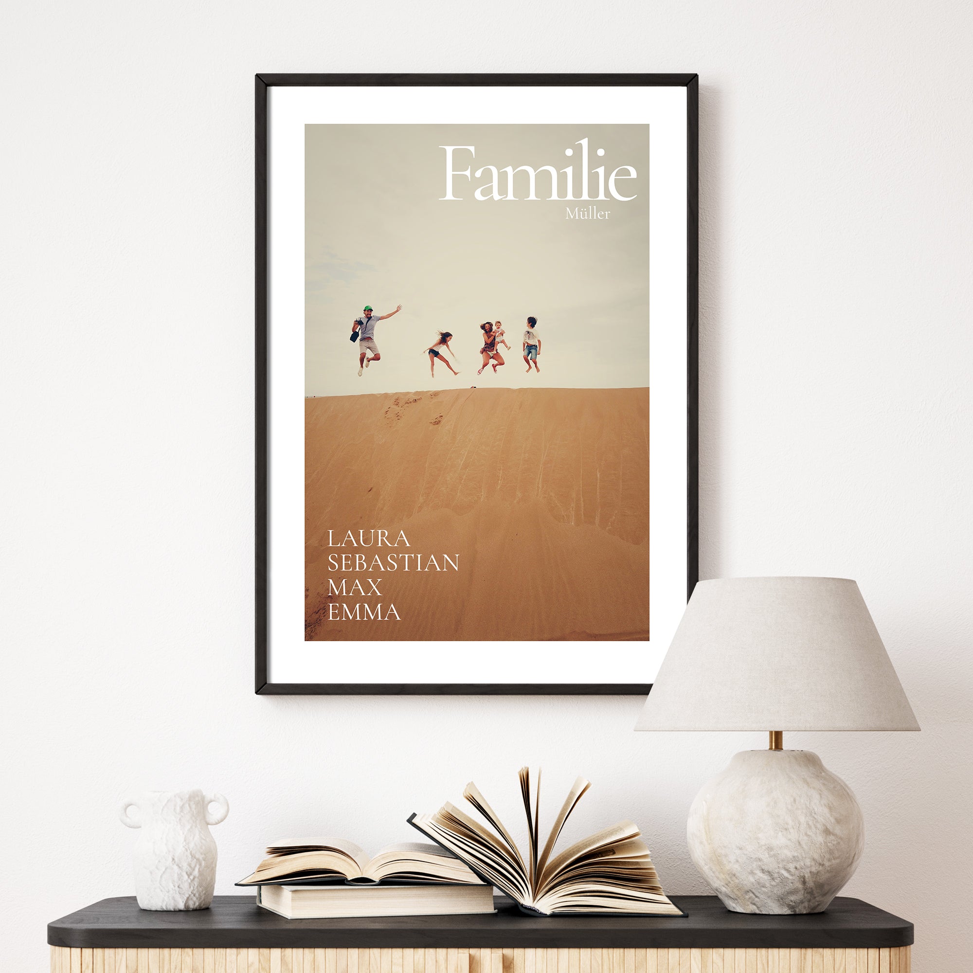 Familien Poster mit Foto personalisiert