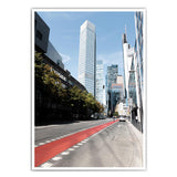 Fahrradtour durch Frankfurt Poster