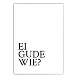 Ei Gude Wie? Frankfurt Poster