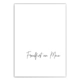 Frankfurter Handschrift Poster