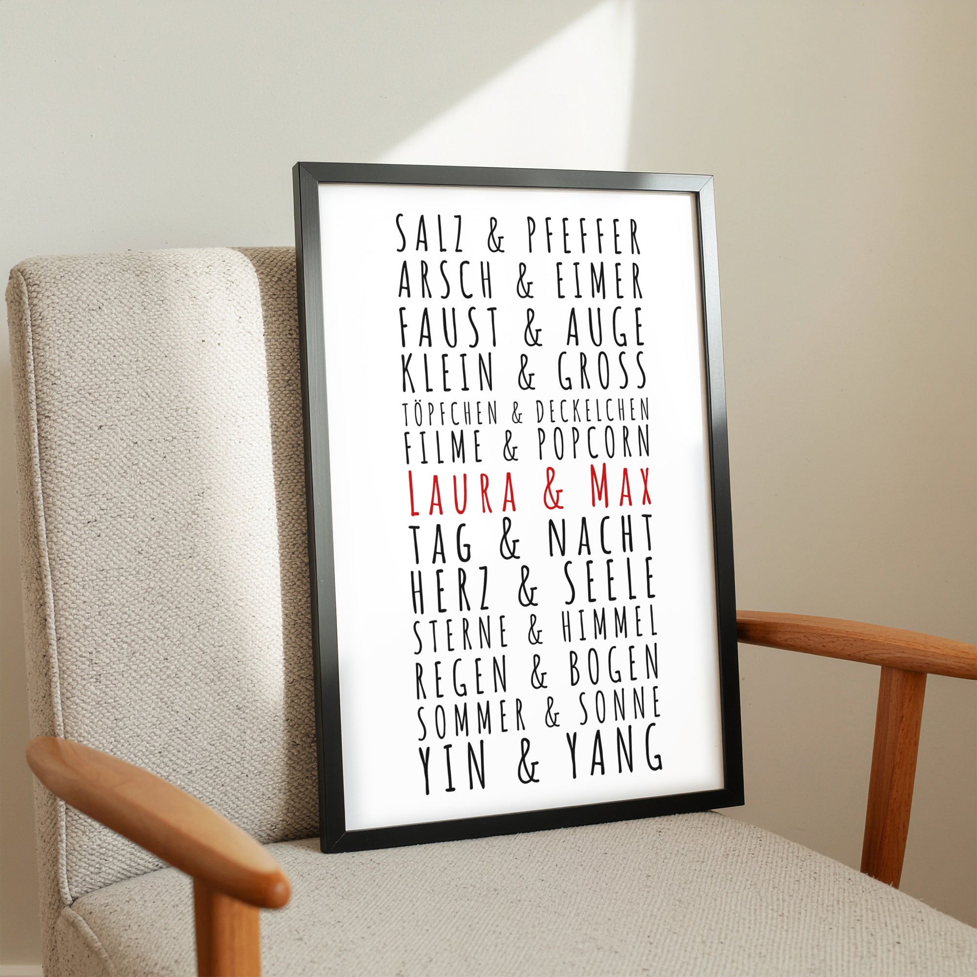 Paare Poster Personalisiert