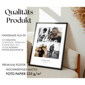 Papa Collage - Personalisiertes Poster