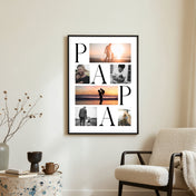 Papa Foto Collage - Vatertag Geschenk