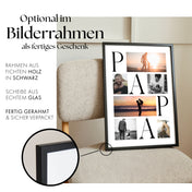 Papa Foto Collage - Vatertag Geschenk