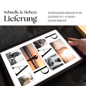 Papa Foto Collage - Vatertag Geschenk