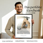Definition Papa mit Foto - Personalisiert