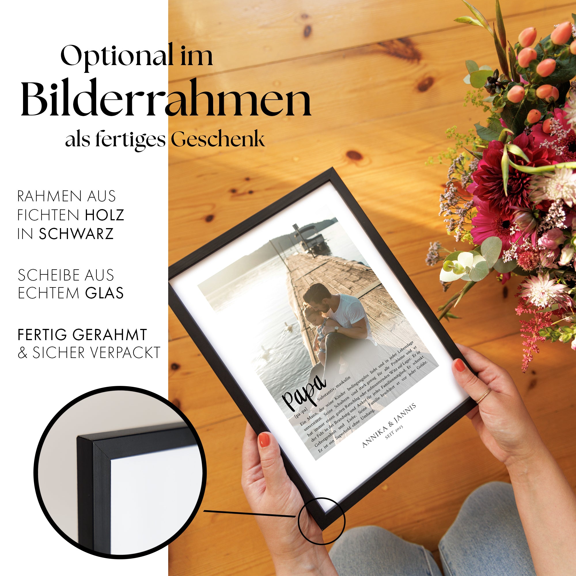 Definition Papa mit Foto - Personalisiert