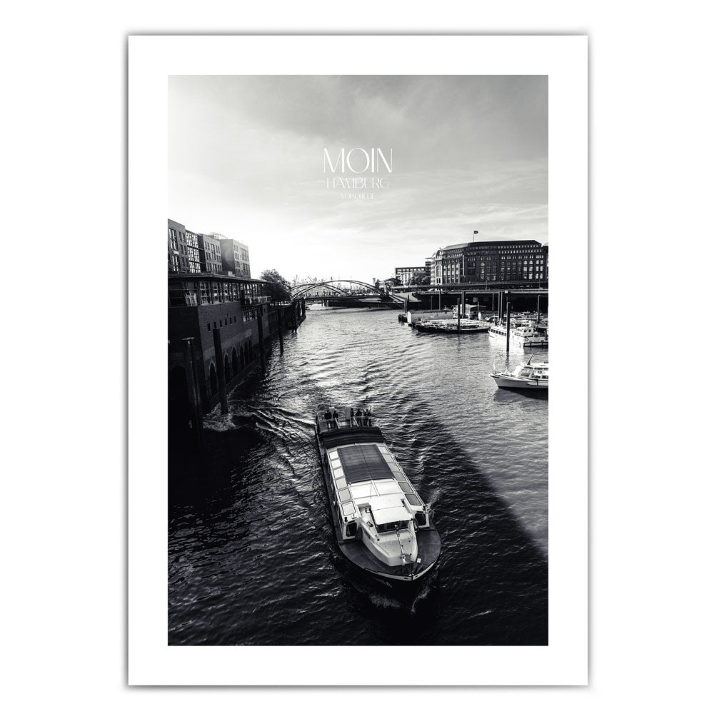 Moin Hamburg Schiff - Poster