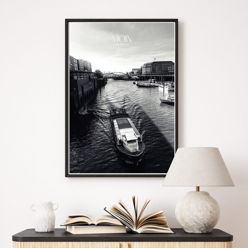 Moin Hamburg Schiff - Poster