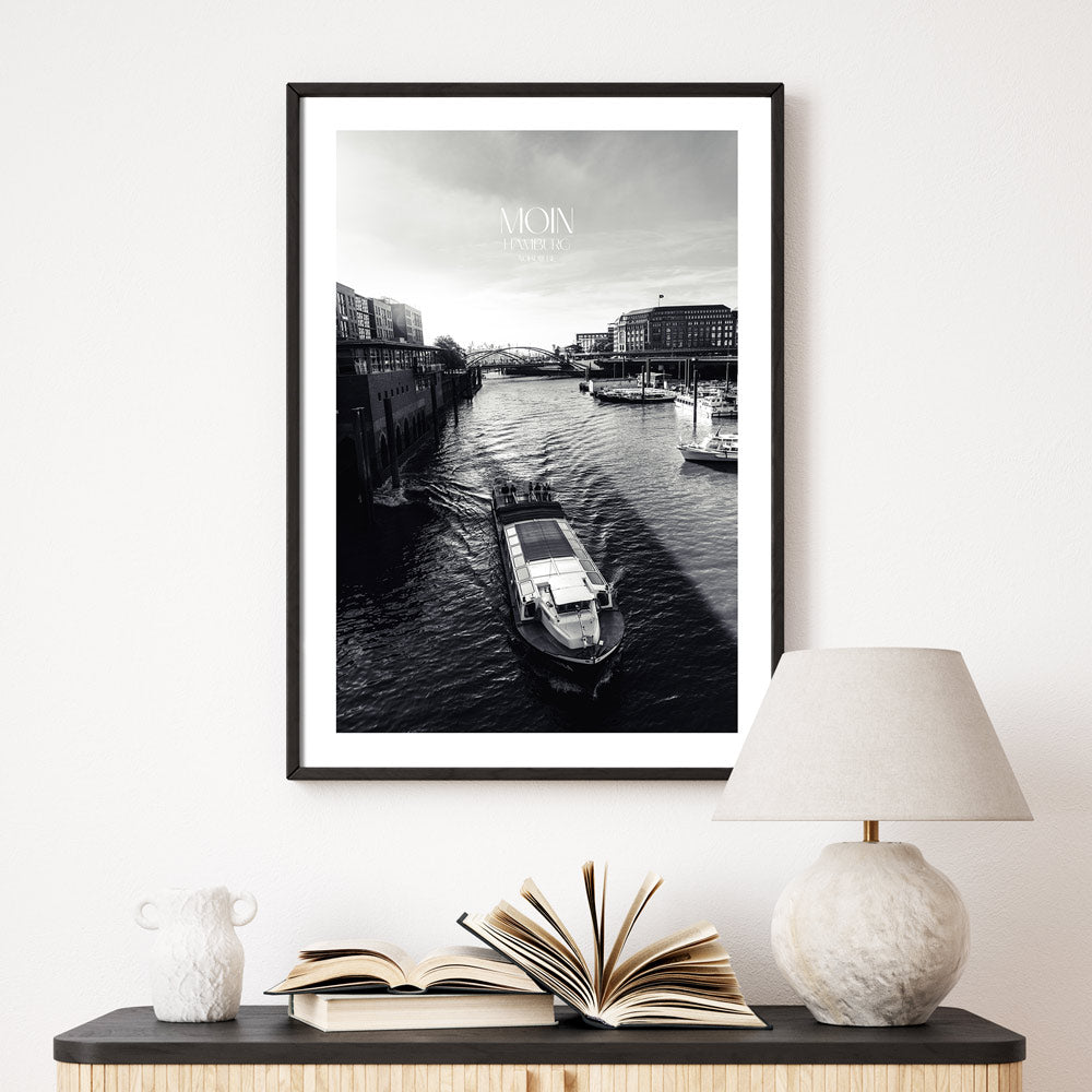 Moin Hamburg Schiff - Poster