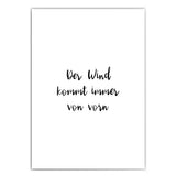 Der Wind kommt von vorne - Hamburg Spruch