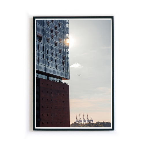 Blick aus der Elbphilharmonie - Hamburg Poster