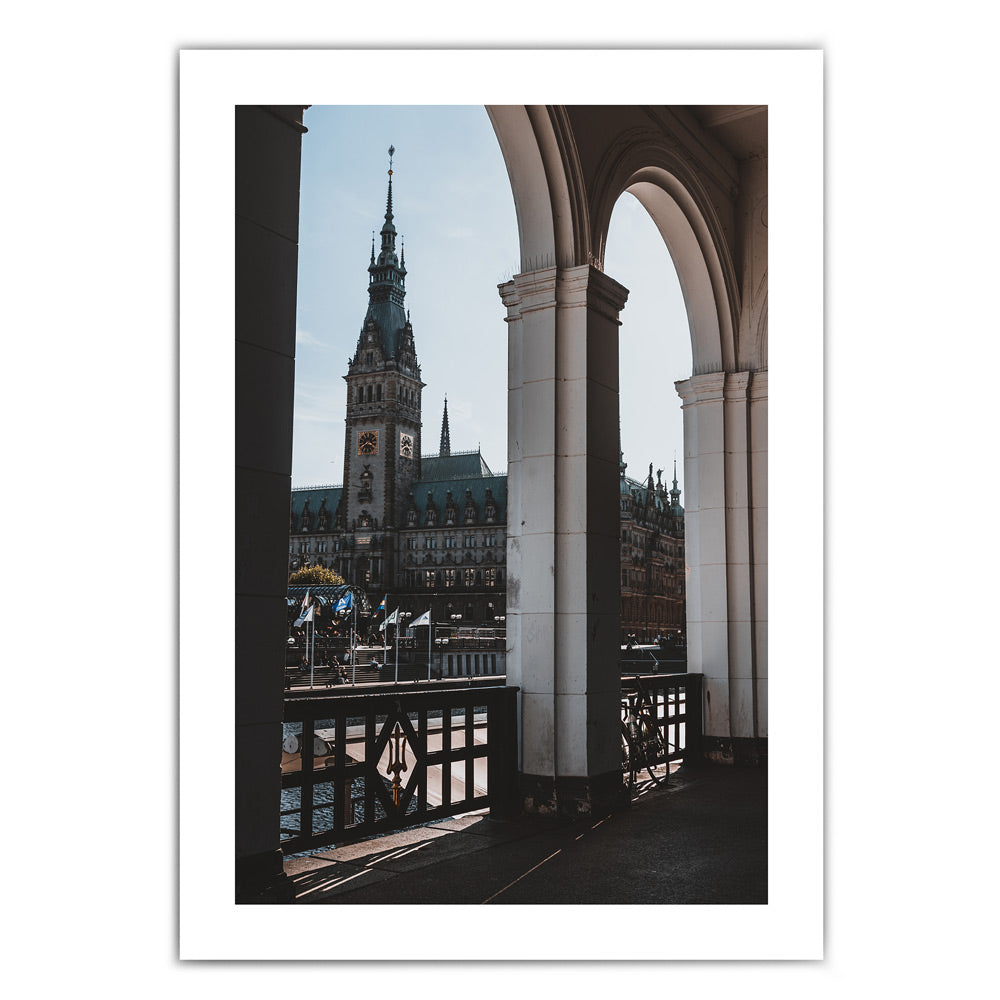 Blick zum Rathaus - Hamburg Bild