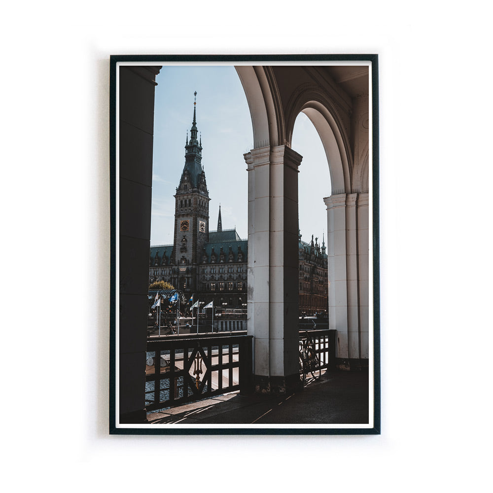 Blick zum Rathaus - Hamburg Bild