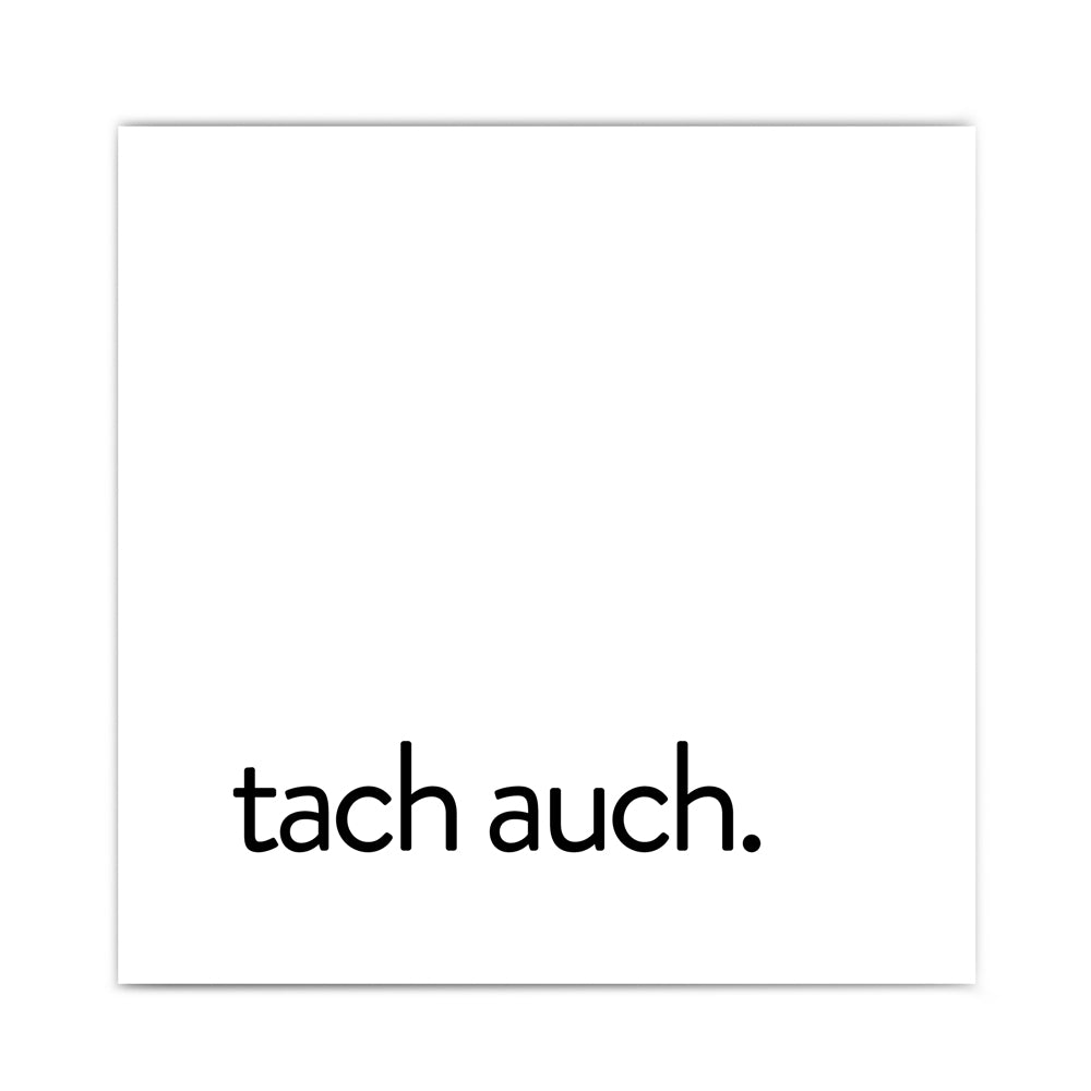 tach auch - Spruch Bild