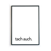 tach auch - Spruch Bild