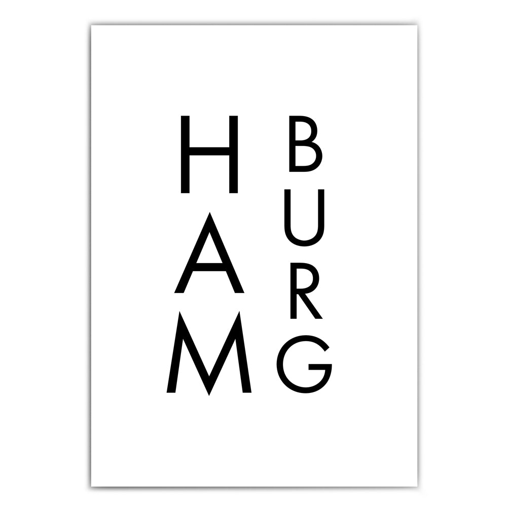 Hamburg Typografie Bild