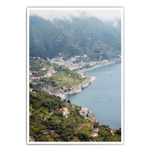 Blick auf die Amalfiküste - Italien Poster
