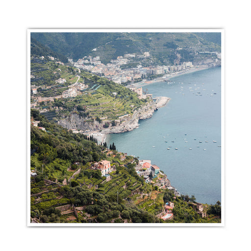 Blick auf die Amalfiküste - Italien Poster