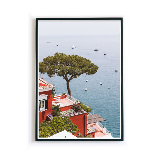Baum am Meer  - Italien Wandbild