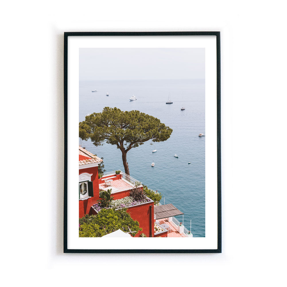 Baum am Meer  - Italien Wandbild