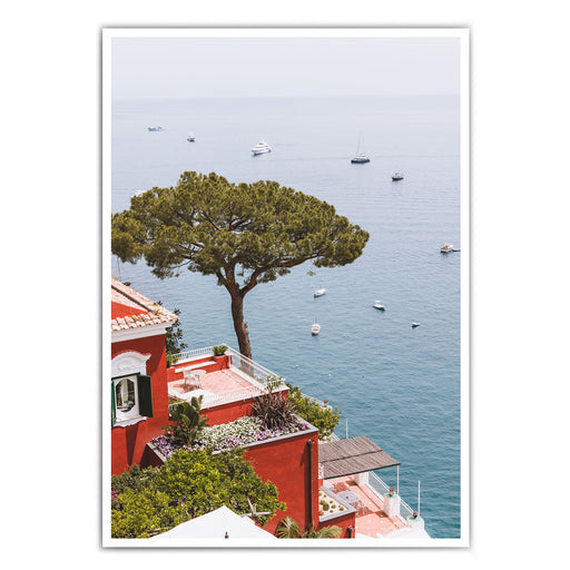 Baum am Meer  - Italien Wandbild