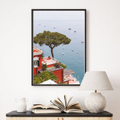 Baum am Meer  - Italien Wandbild